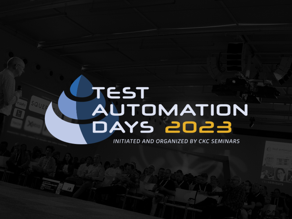 Test Automation Days, May 24-25, Rotterdam, The Netherlands, offline