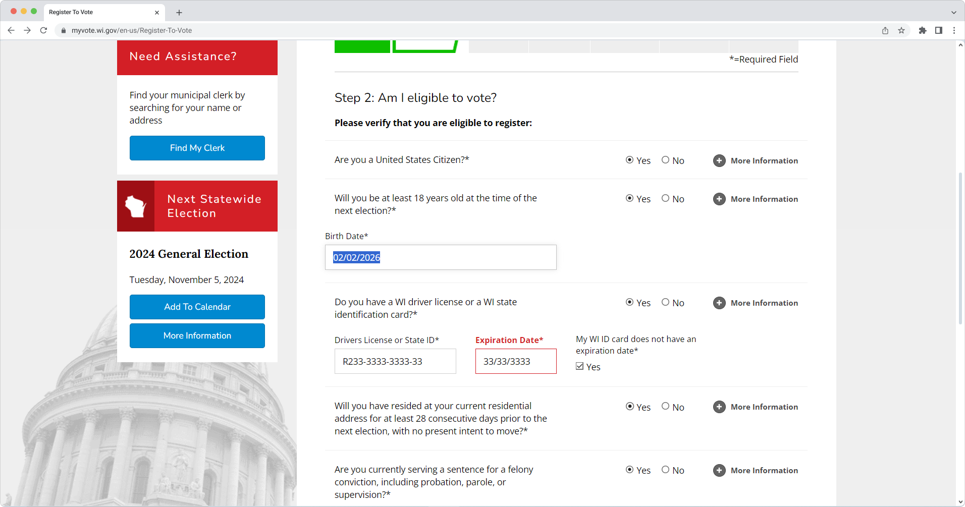 The State of Web Accessibility for U.S. Voters with Disabilities: Barriers to Online Voter Registration in 2024