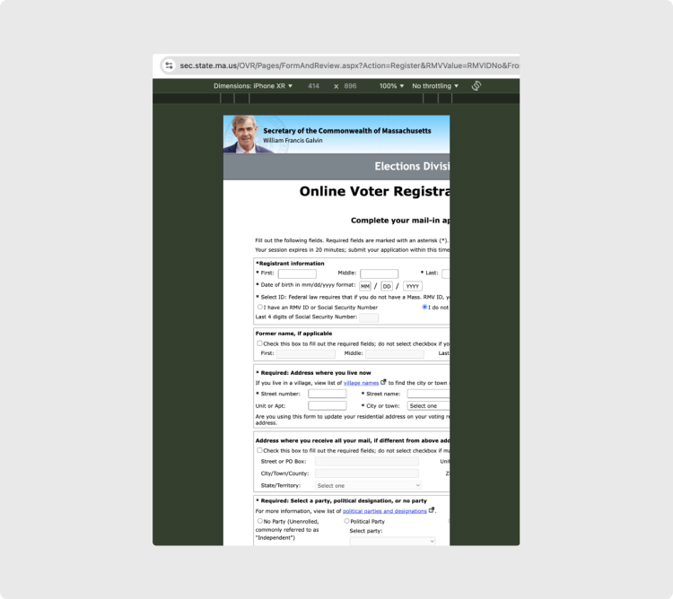 The State of Web Accessibility for U.S. Voters with Disabilities: Barriers to Online Voter Registration in 2024