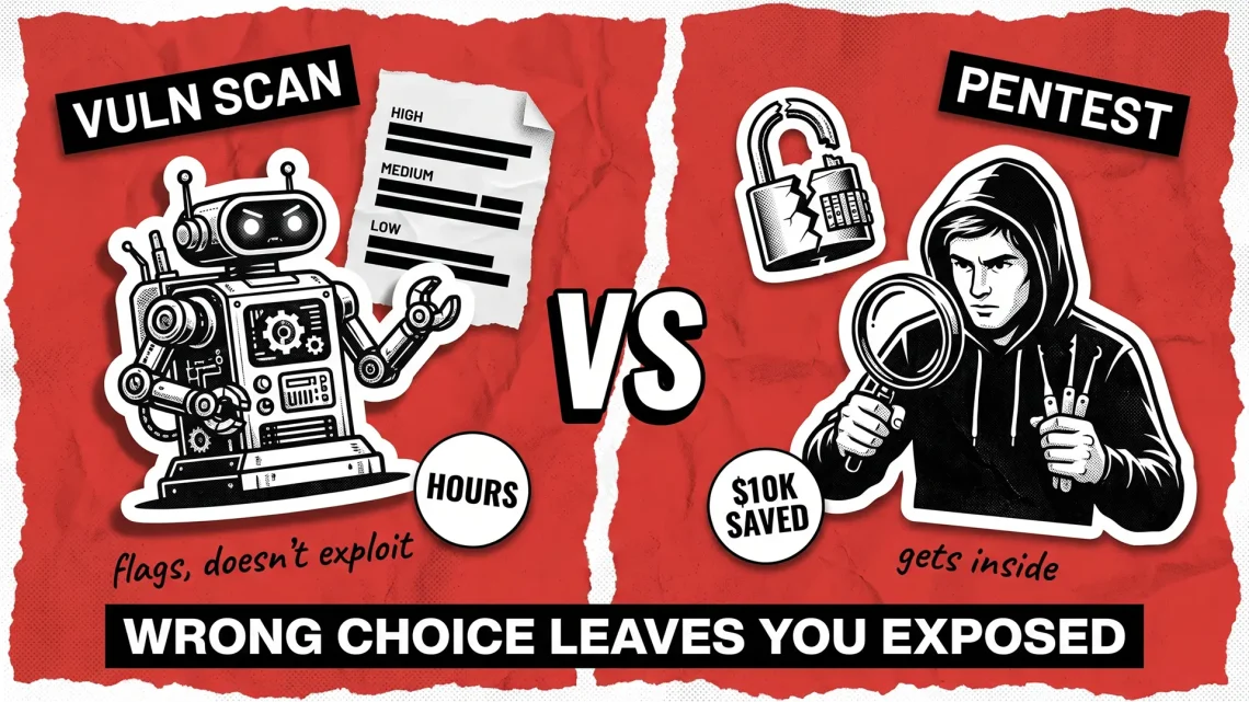 Penetration Testing vs Vulnerability Scanning: Which Do You Need When? Penetration Testing vs Vulnerability Scanning: Which Do You Need When?