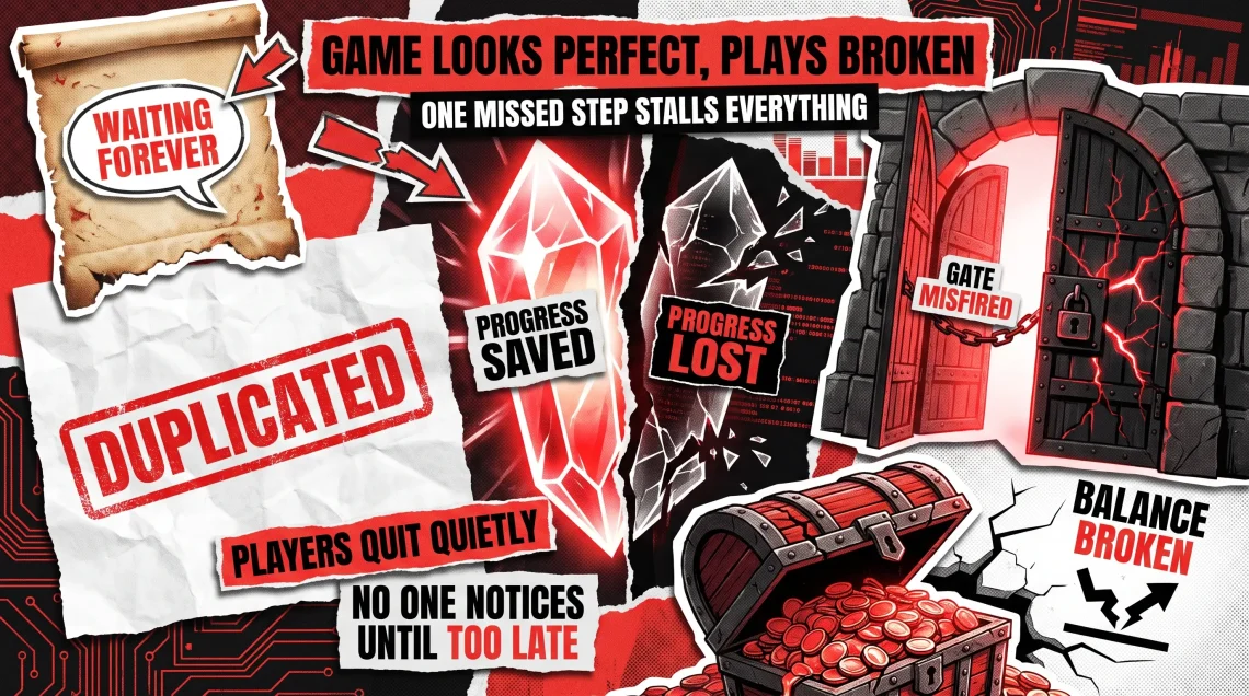 Testing Game Functionality: Mechanics, Quests, and Everything That Can Break Testing Game Functionality: Mechanics, Quests, and Everything That Can Break