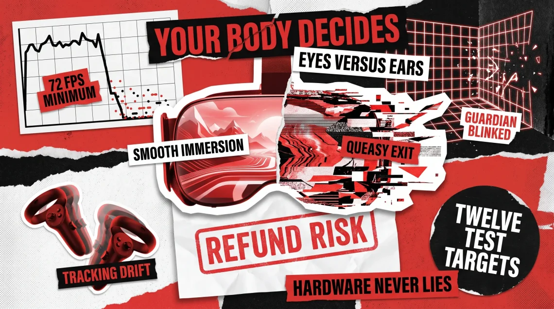 VR Game Testing: Comfort, Frame Rate, and Motion Sickness