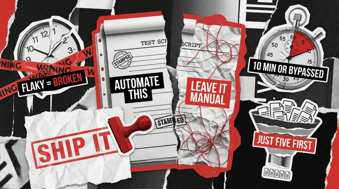 Automated Regression Testing: What to Automate, What to Leave Alone