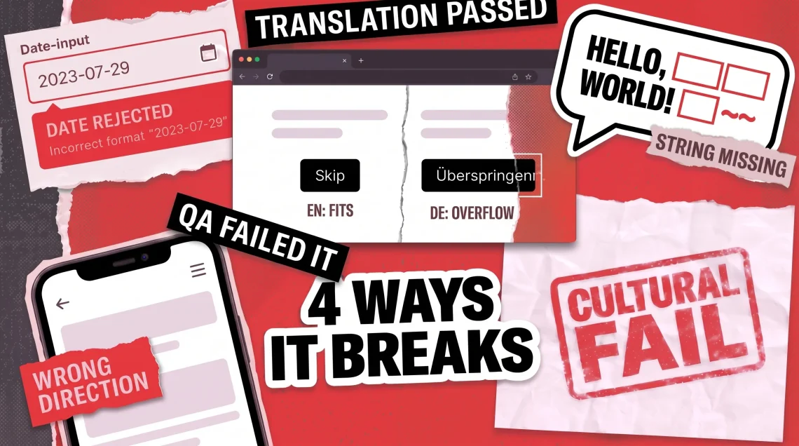 Inside Localization QA Testing: The Discipline That Keeps Your App From Breaking Abroad