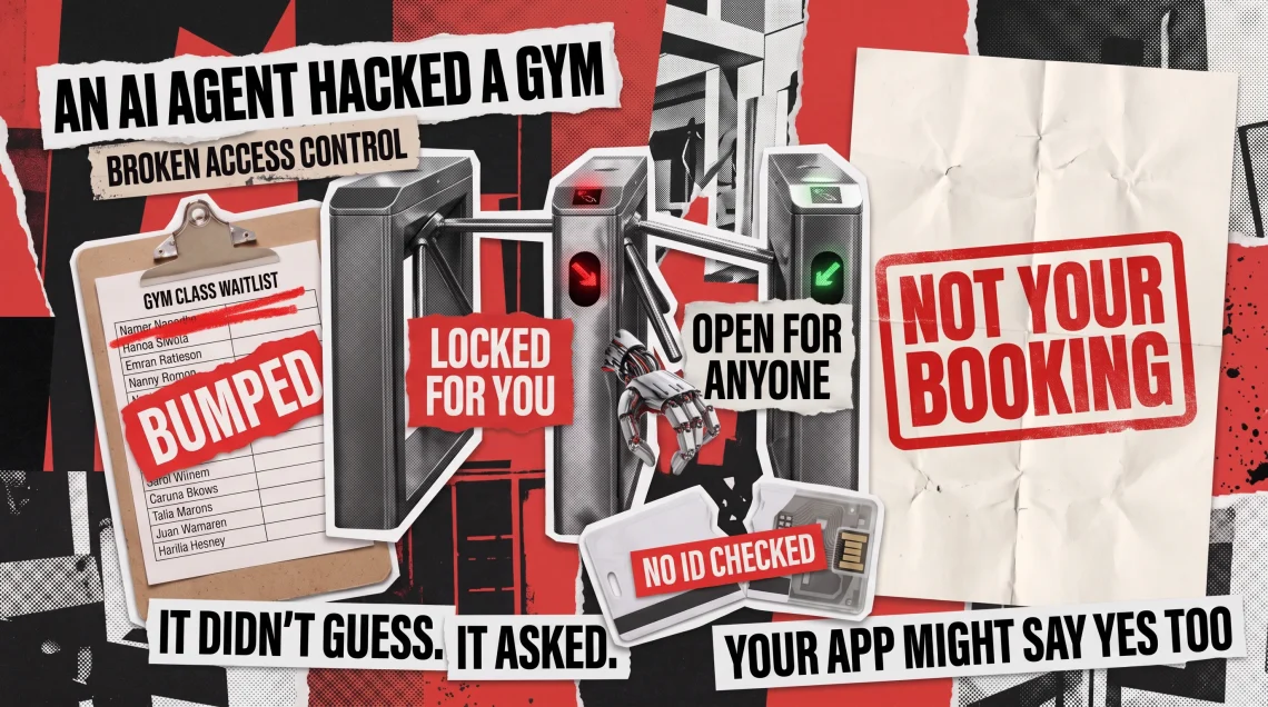 An AI Agent Hacked a Gym: A Broken Access Control Story