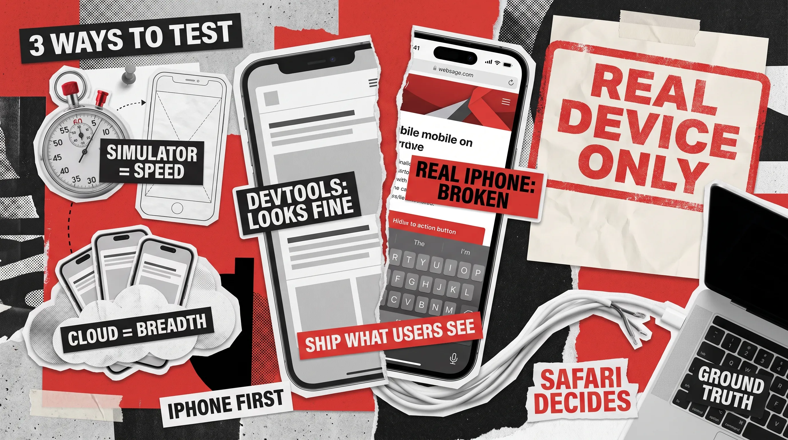 How to Test a Website on iPhone (Real Device, Simulator, and Cloud Compared)